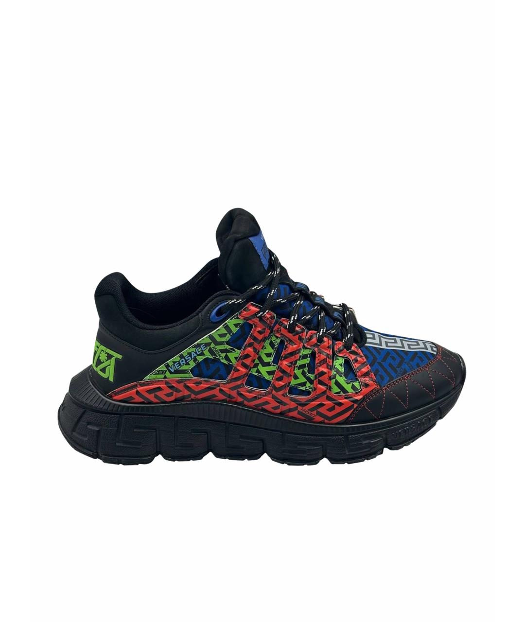 VERSACE Мульти низкие кроссовки / кеды, фото 1