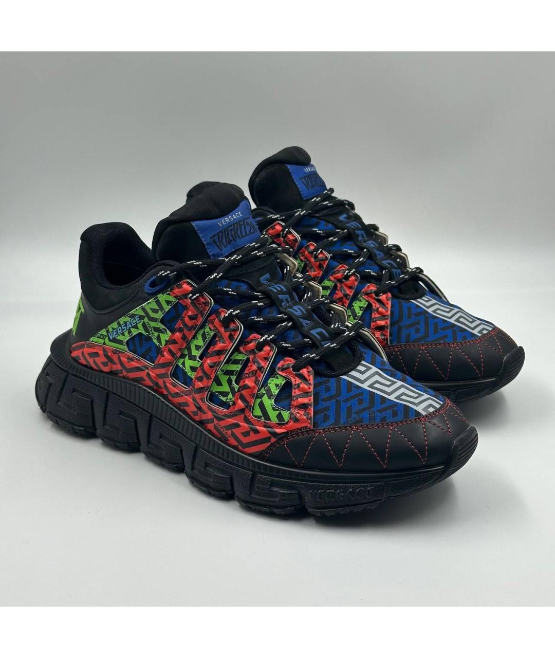 VERSACE Мульти низкие кроссовки / кеды, фото 2