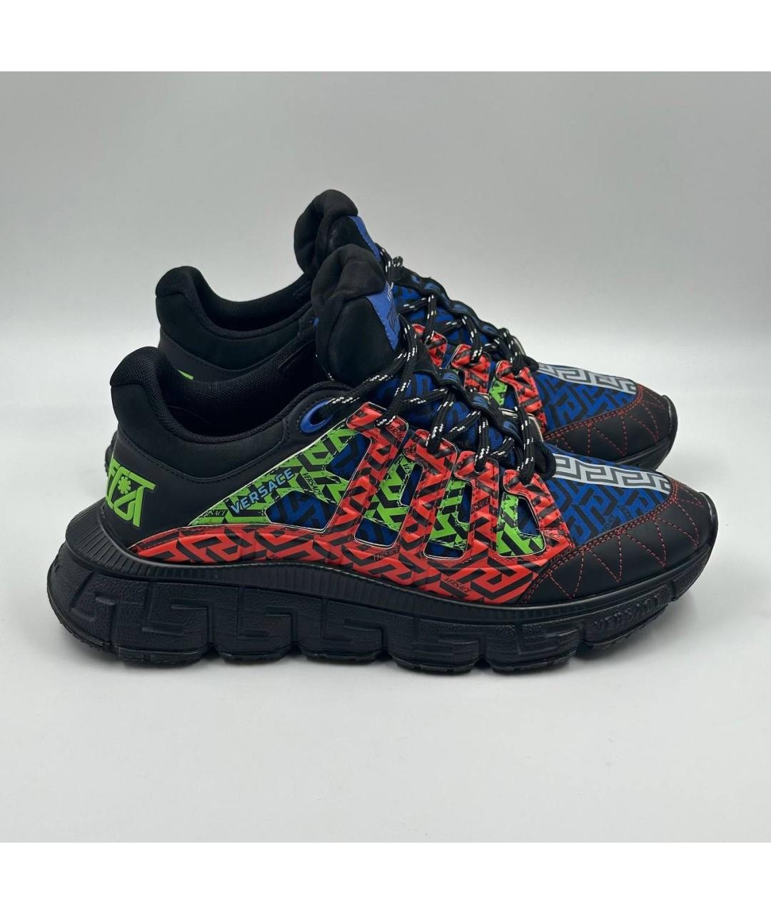 VERSACE Мульти низкие кроссовки / кеды, фото 6