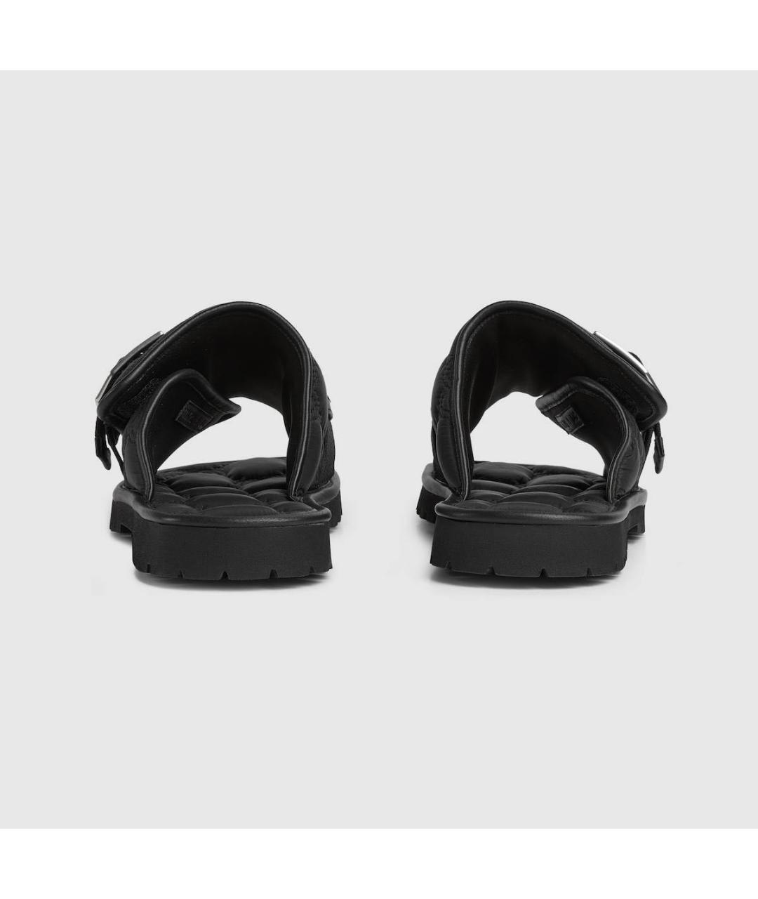 GUCCI Черные шлепанцы, фото 4