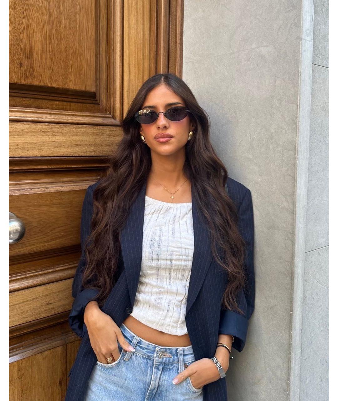 Vehla Черные пластиковые солнцезащитные очки, фото 6