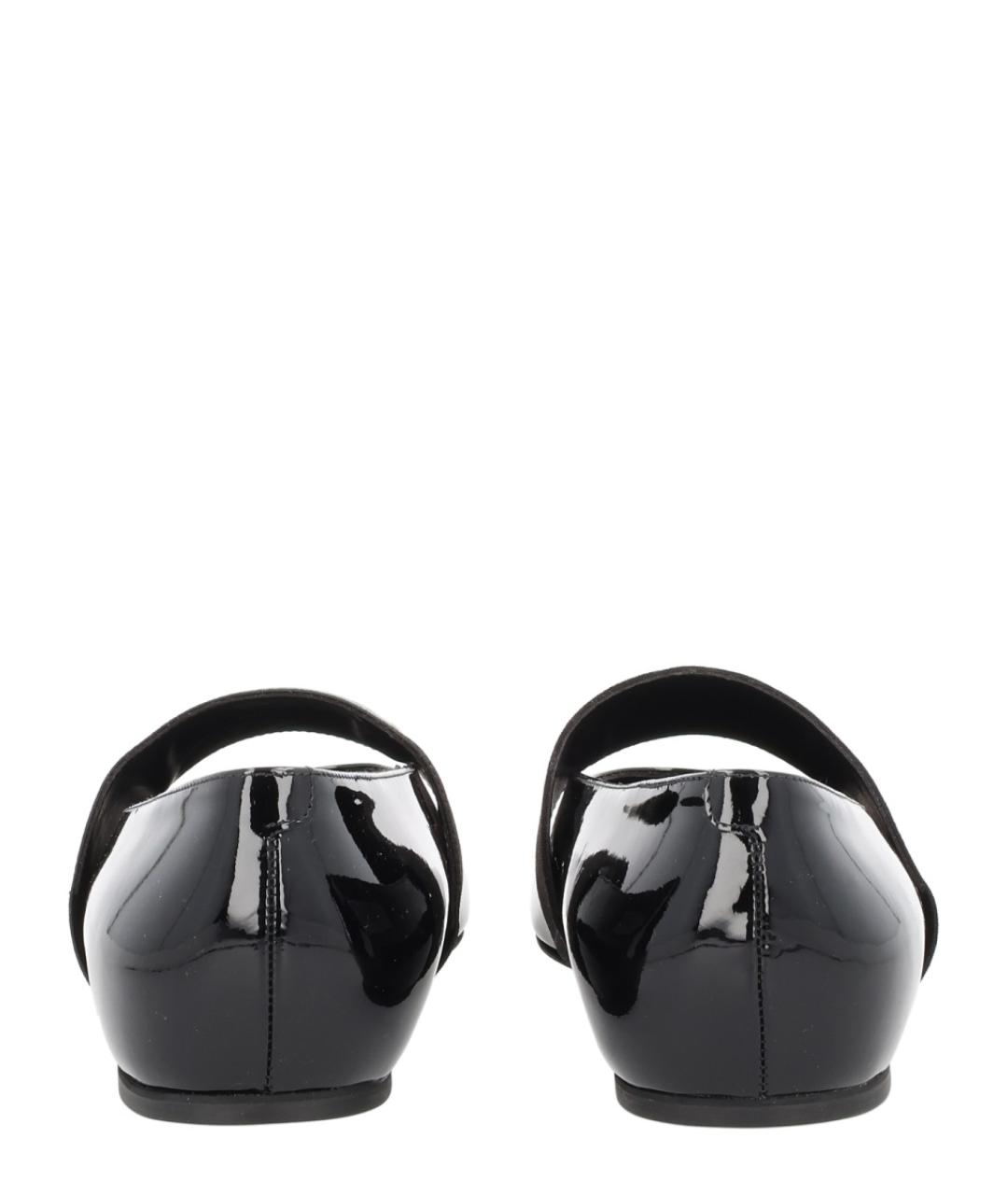 GIVENCHY Черные кожаные балетки, фото 4