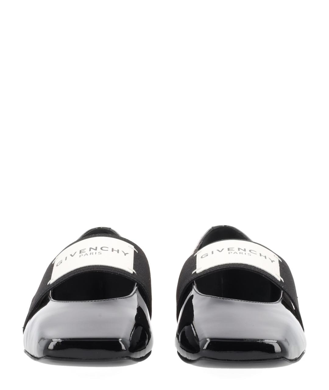 GIVENCHY Черные кожаные балетки, фото 3