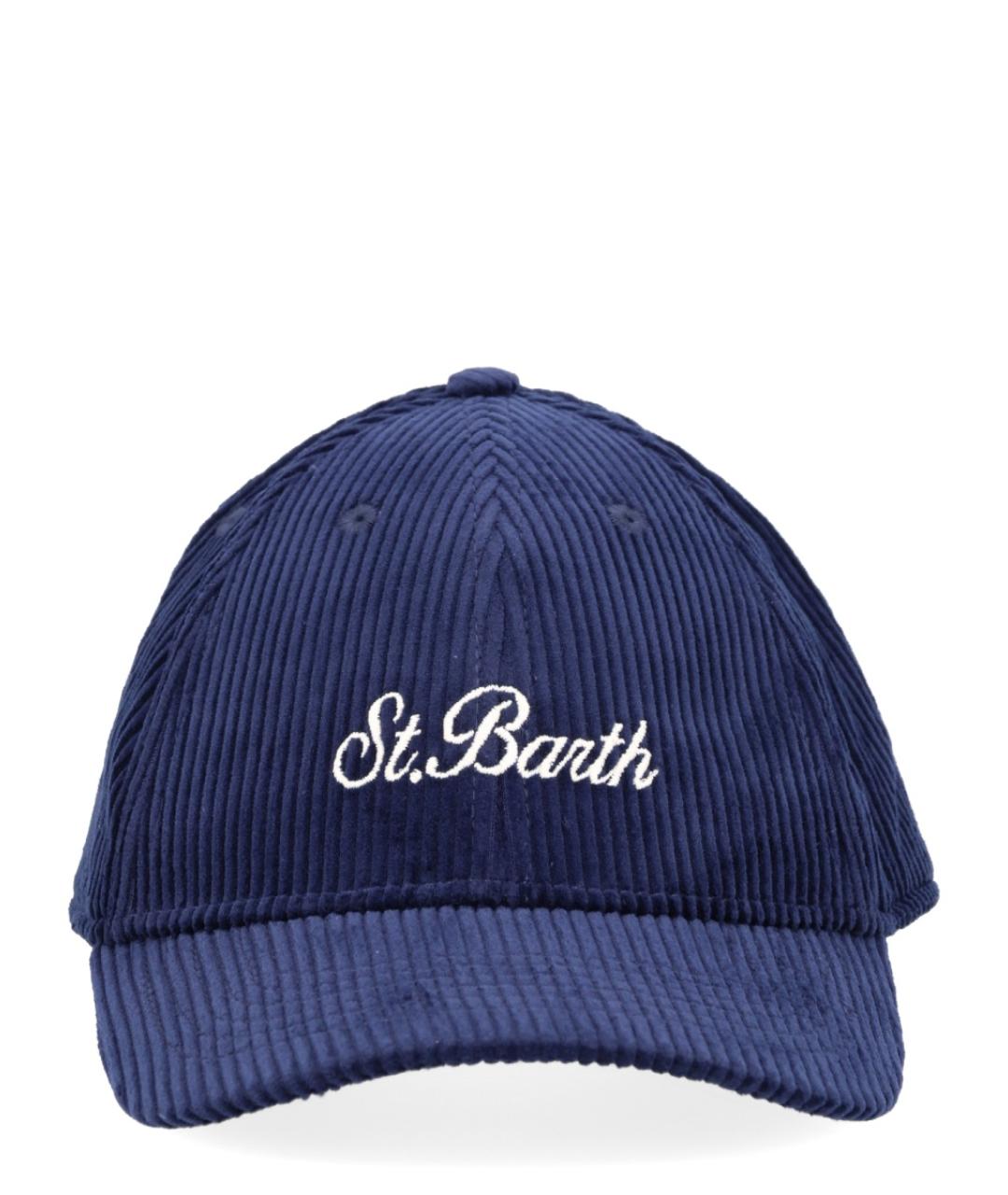 MC2 SAINT BARTH Синяя хлопковая кепка/бейсболка, фото 1
