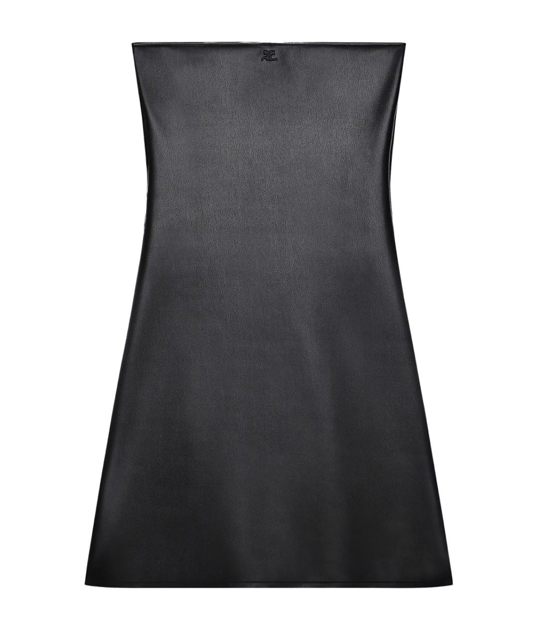 COURREGES Черное полиэстеровое вечернее платье, фото 1