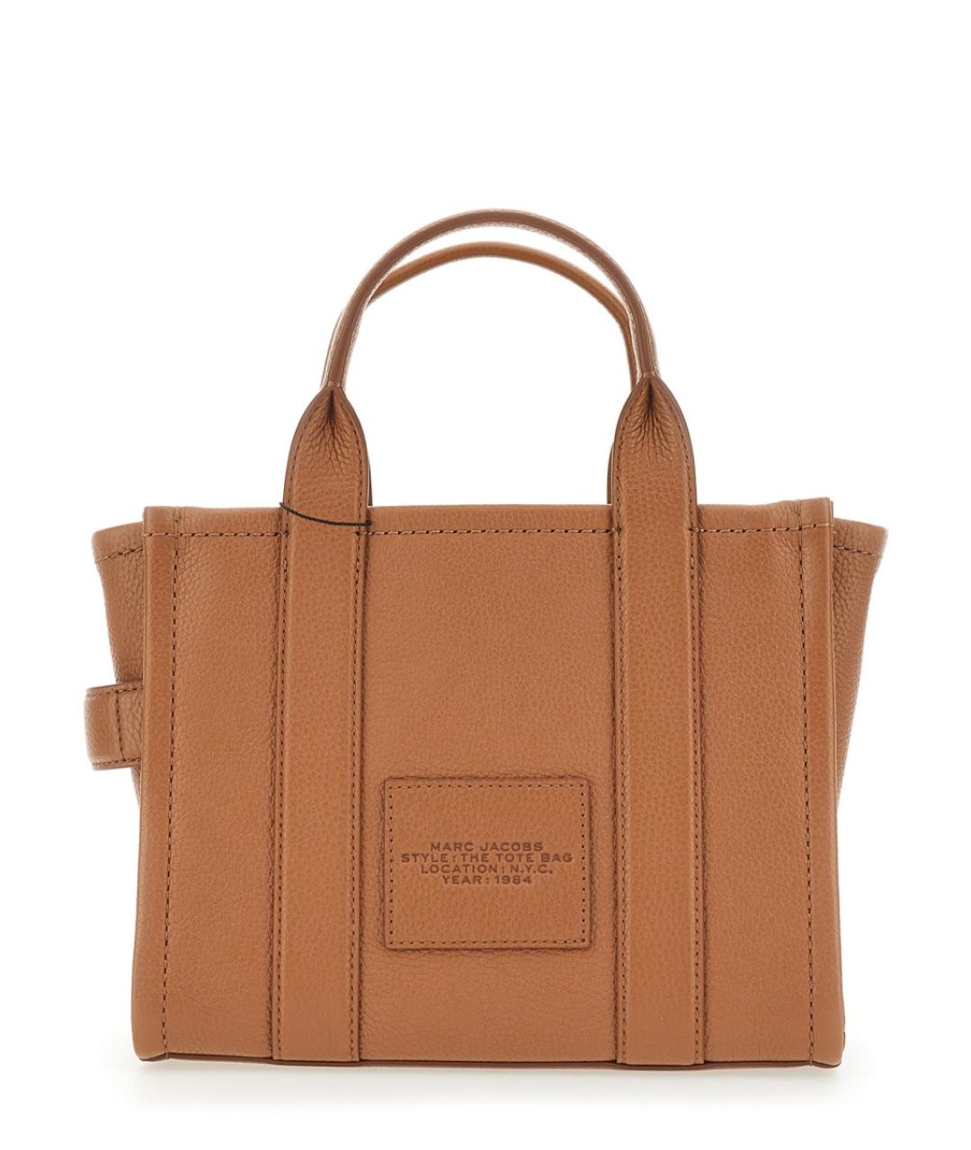 MARC JACOBS Коричневая кожаная сумка тоут, фото 3