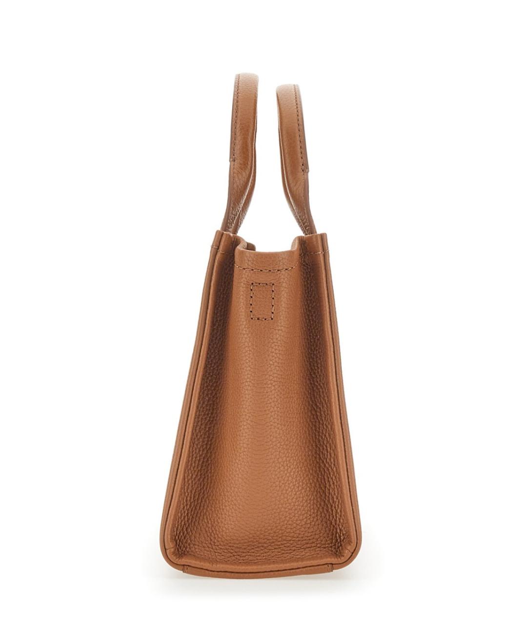 MARC JACOBS Коричневая кожаная сумка тоут, фото 4