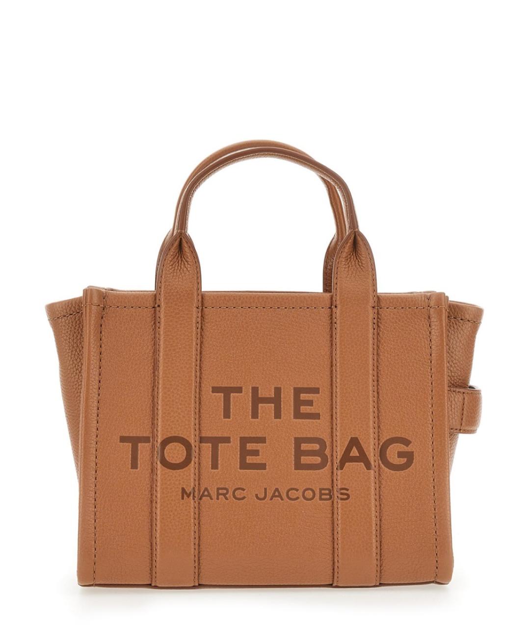 MARC JACOBS Коричневая кожаная сумка тоут, фото 1