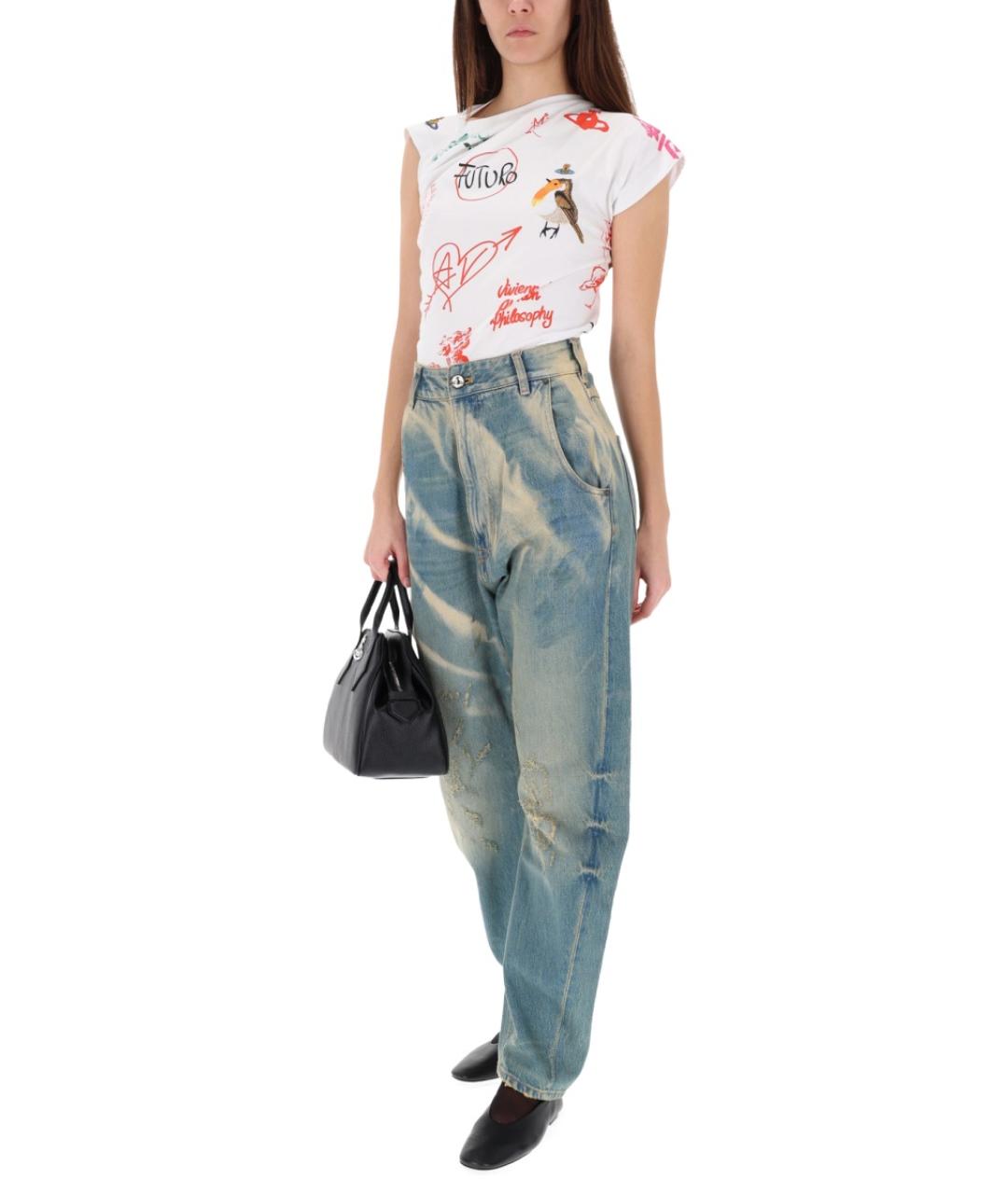 VIVIENNE WESTWOOD Мульти хлопковая блузы, фото 3