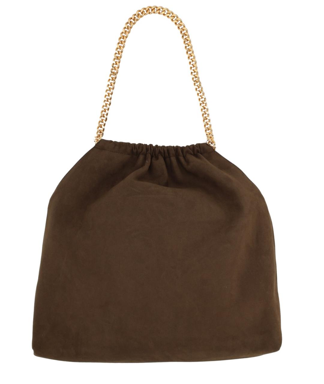 STELLA MCCARTNEY Коричневая синтетическая сумка через плечо, фото 2