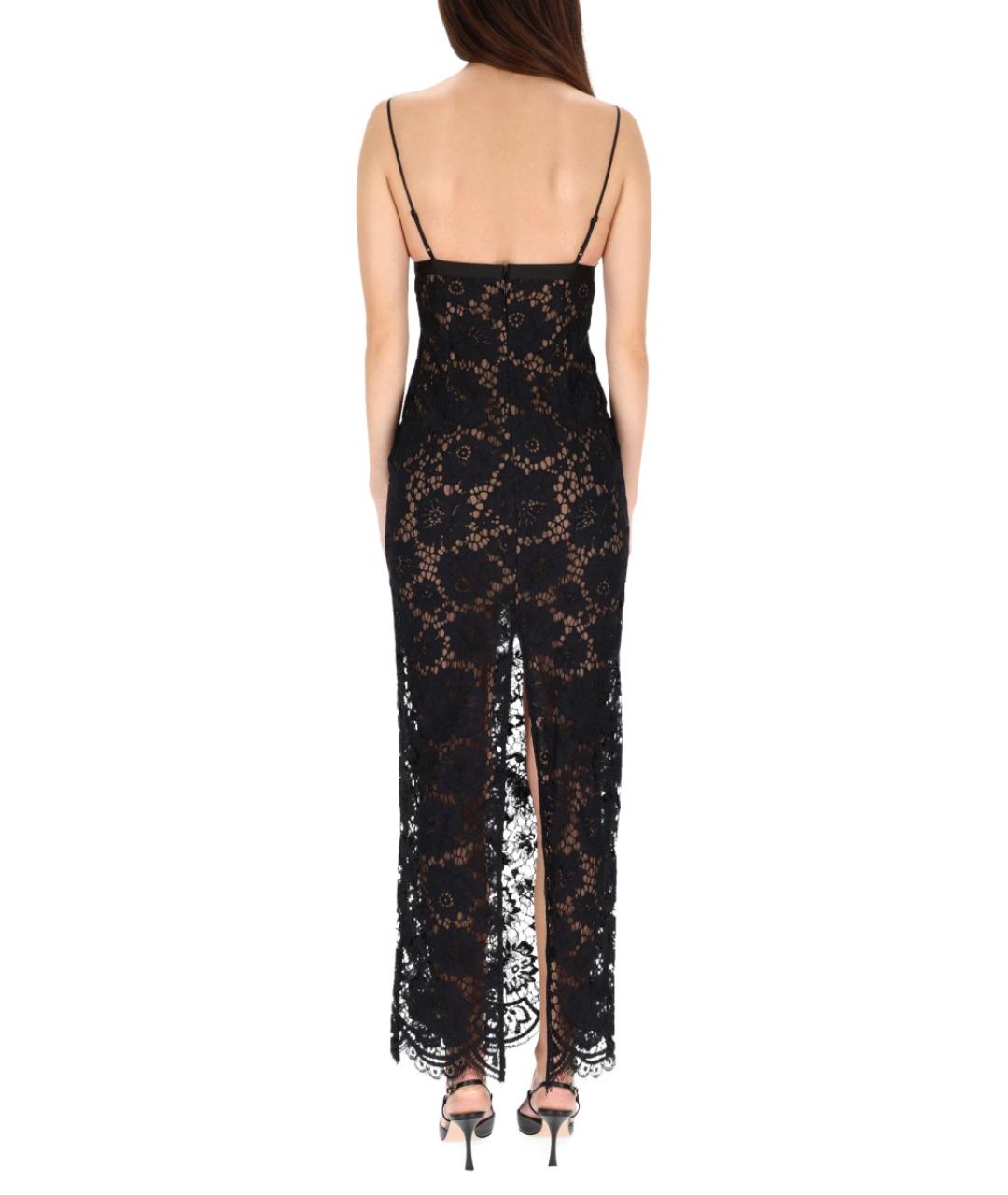 SELF-PORTRAIT Черное полиамидовое вечернее платье, фото 3