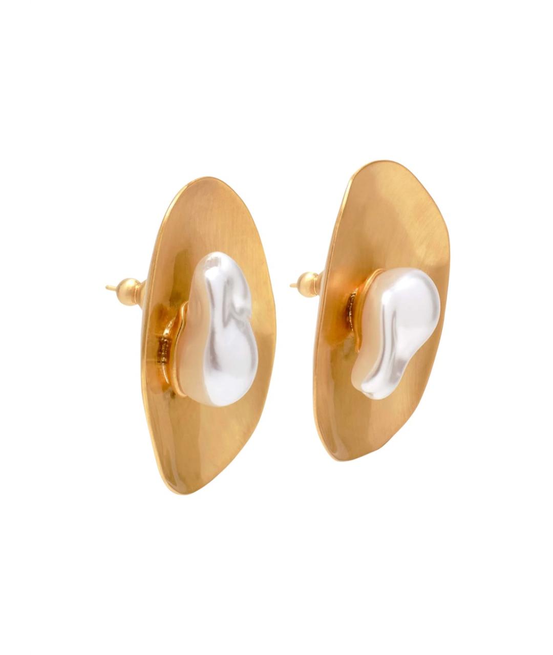 CULT GAIA Золотые латунные серьги, фото 2