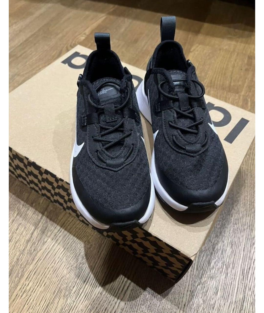 NIKE Черные синтетические кеды, фото 3