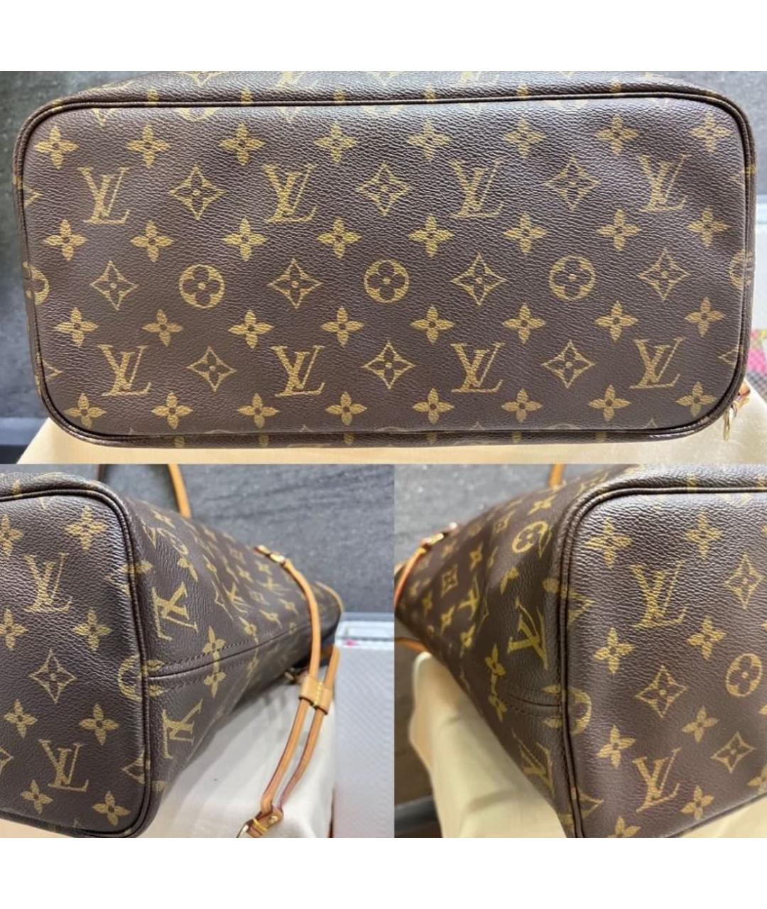LOUIS VUITTON Коричневая сумка тоут, фото 3