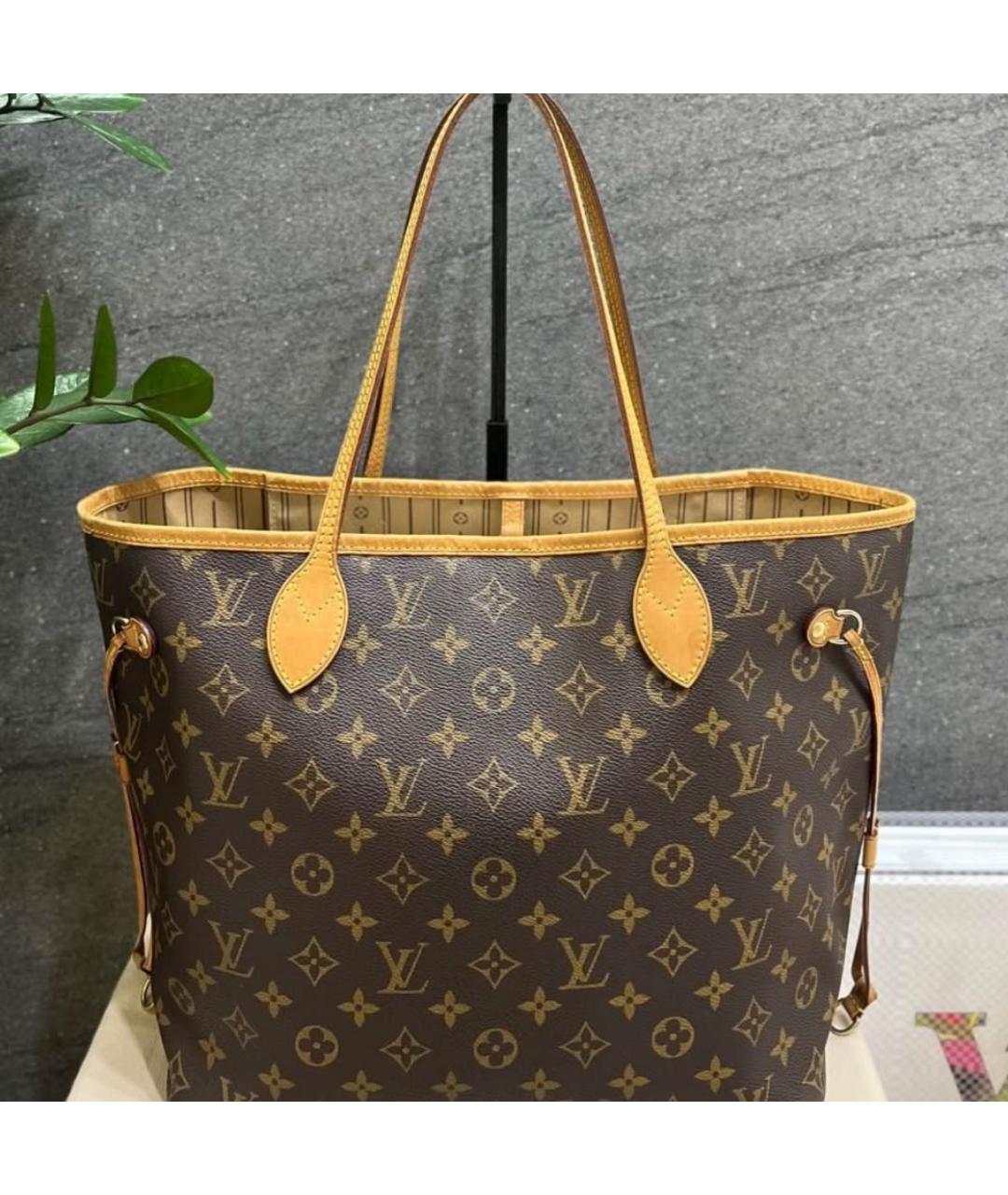 LOUIS VUITTON Коричневая сумка тоут, фото 2