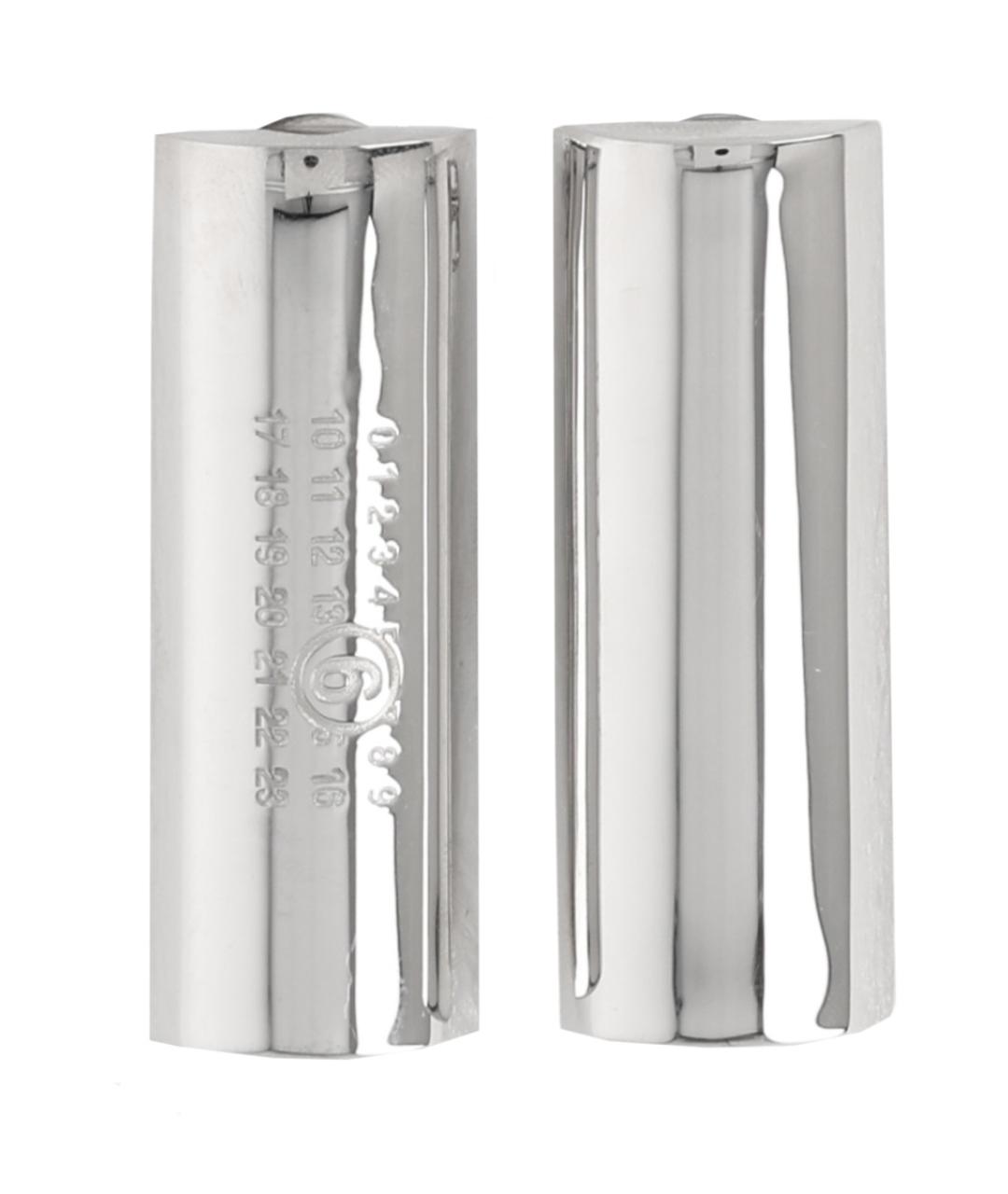 MM6 MAISON MARGIELA Серебряные латунные серьги, фото 1