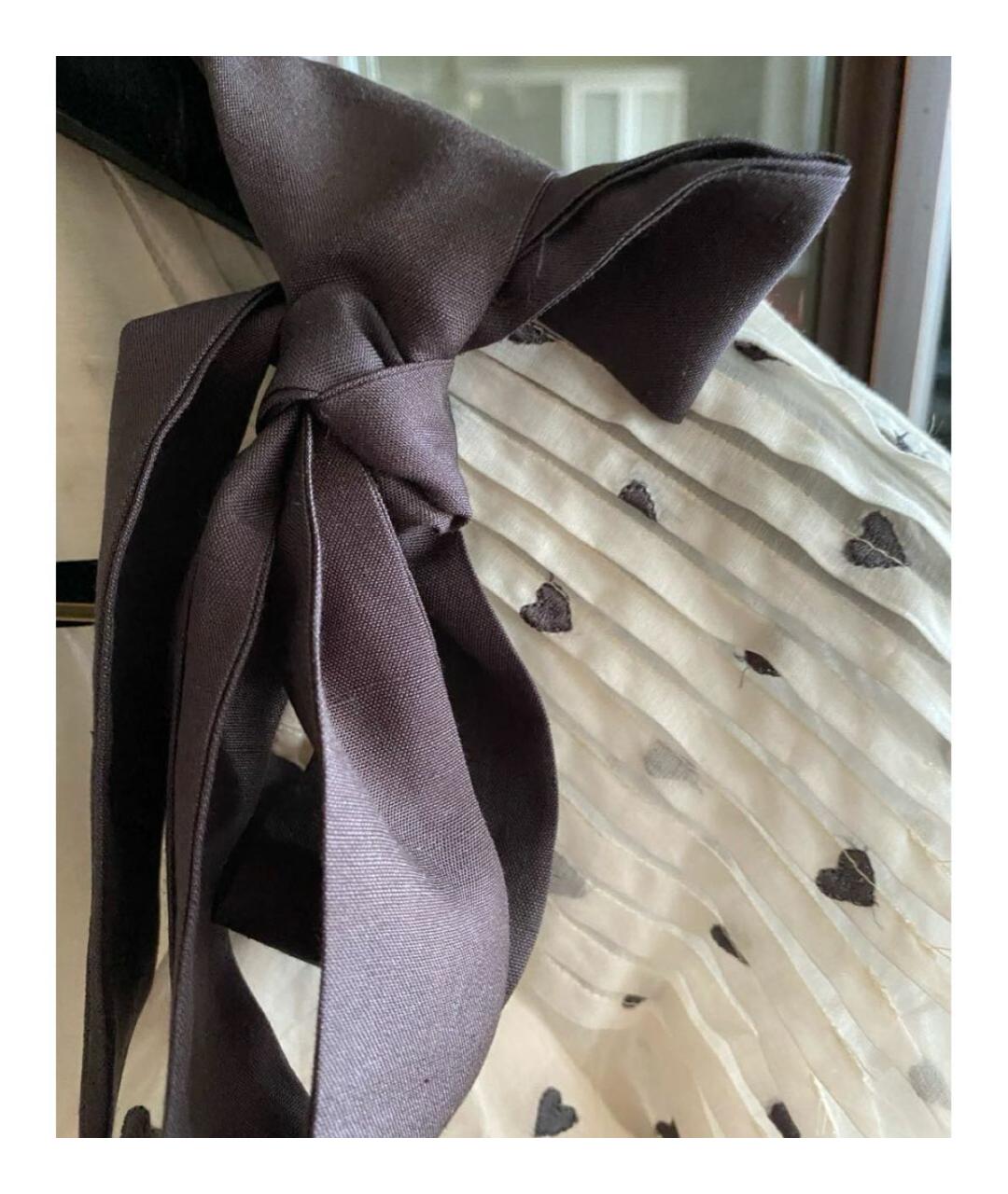 ZIMMERMANN Белая хлопковая блузы, фото 4