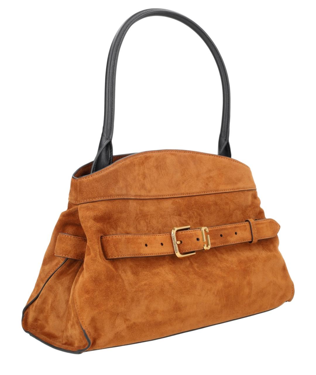 MARC JACOBS Бежевая замшевая сумка тоут, фото 3