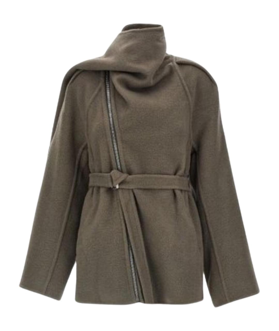 RICK OWENS Серое кашемировое пальто, фото 1