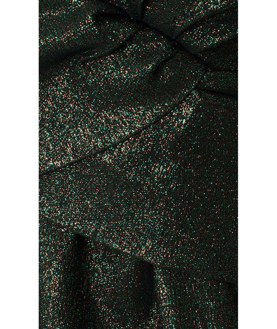 P.A.R.O.S.H. Зеленые креповое повседневное платье, фото 4