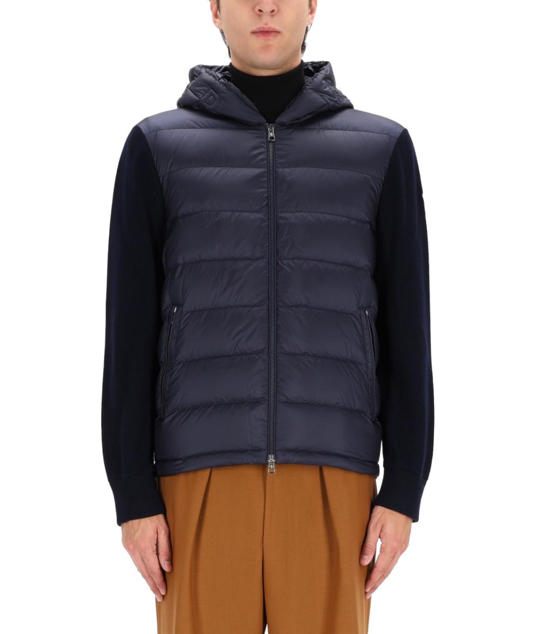 MONCLER Серая шерстяная куртка, фото 1