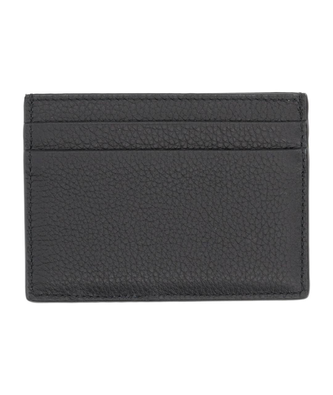 BURBERRY Черный кожаный кардхолдер, фото 2