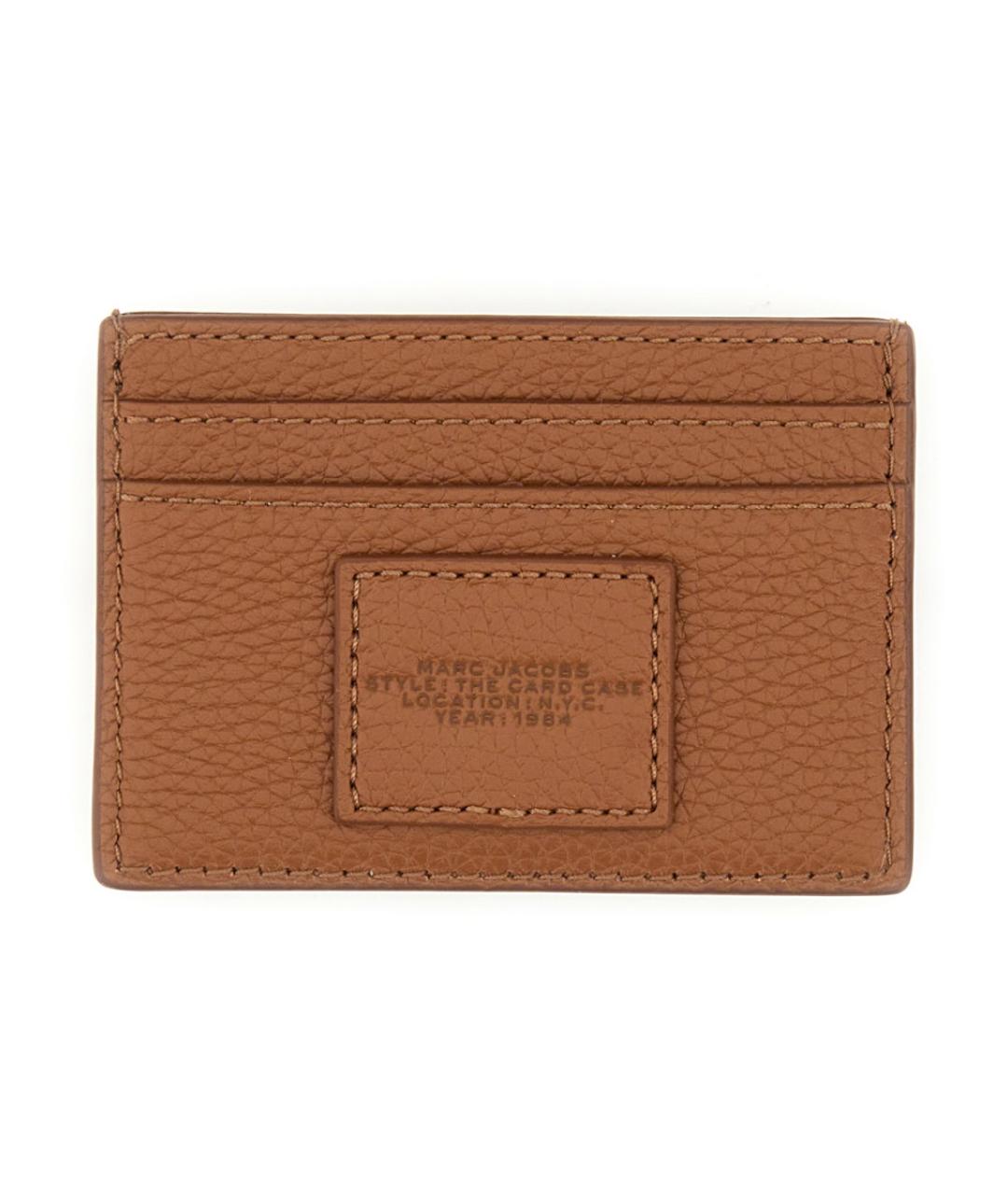 MARC JACOBS Коричневый кожаный кардхолдер, фото 2