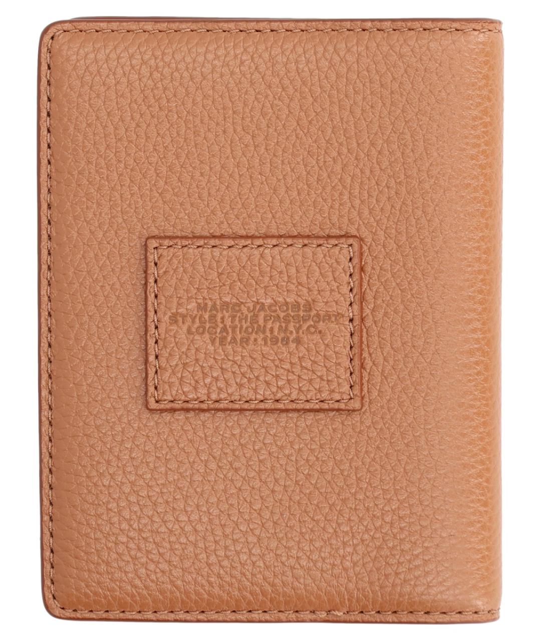 MARC JACOBS Коричневый кожаный кошелек, фото 2