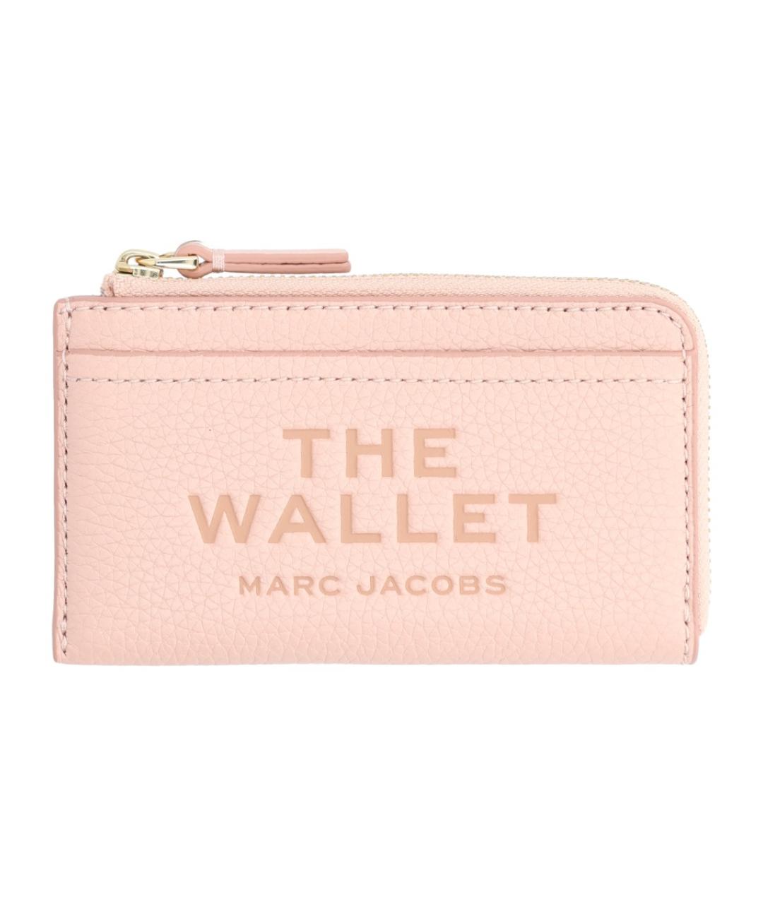 MARC JACOBS Розовый кожаный кошелек, фото 1