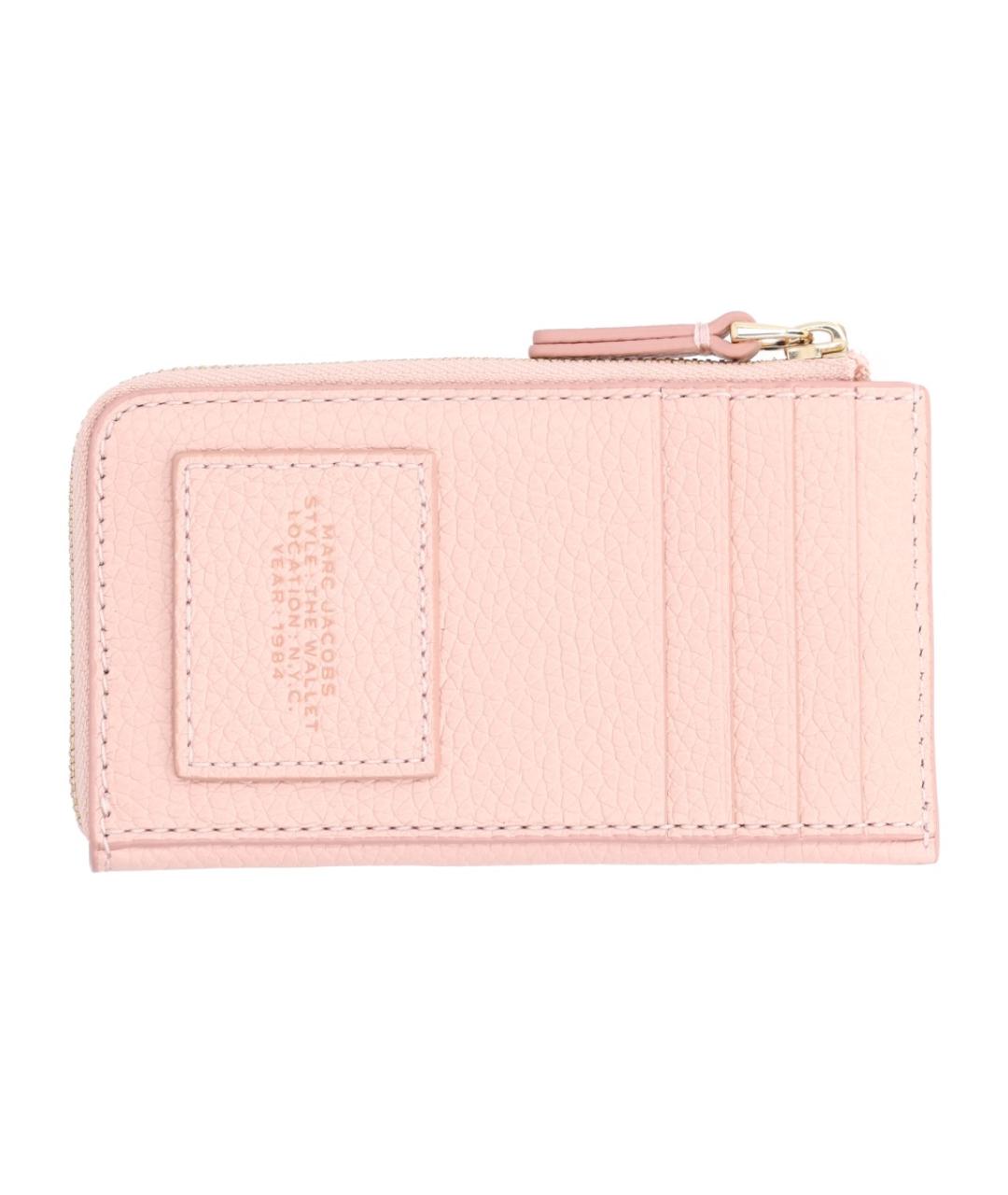 MARC JACOBS Розовый кожаный кошелек, фото 2