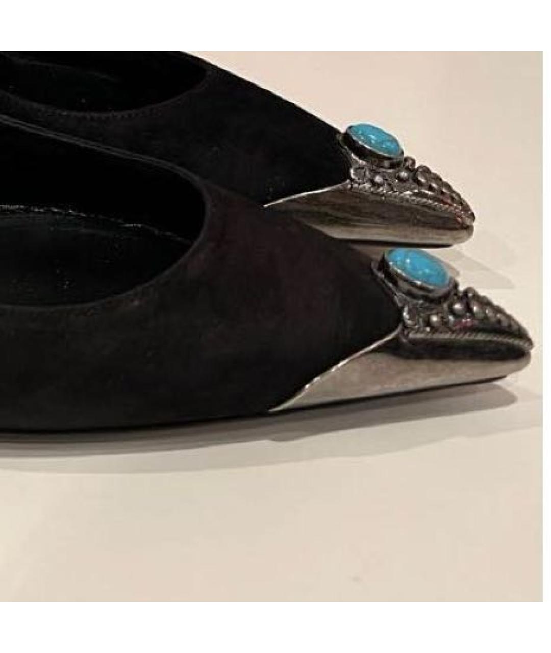 SAINT LAURENT Черные туфли, фото 5