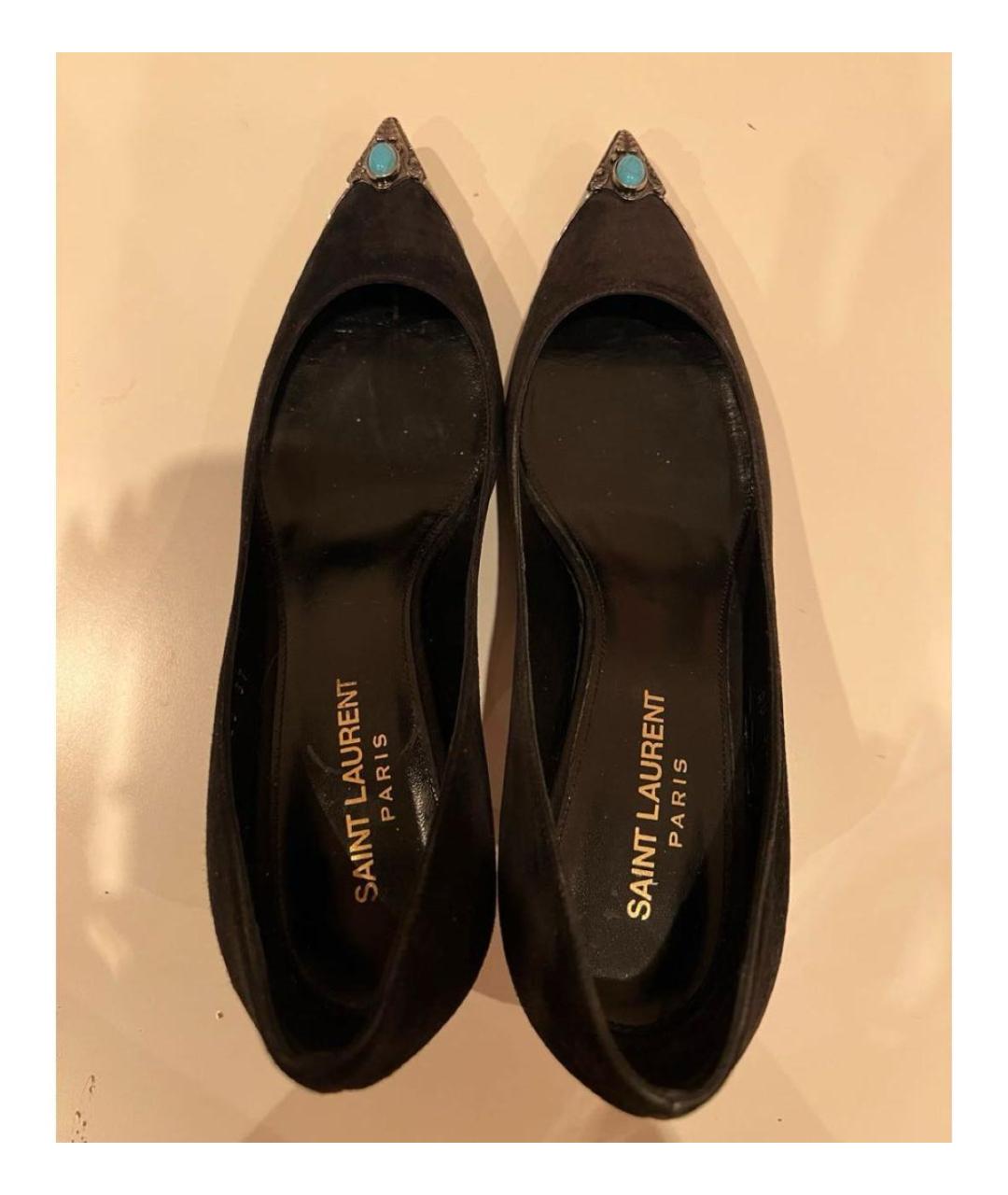 SAINT LAURENT Черные туфли, фото 3