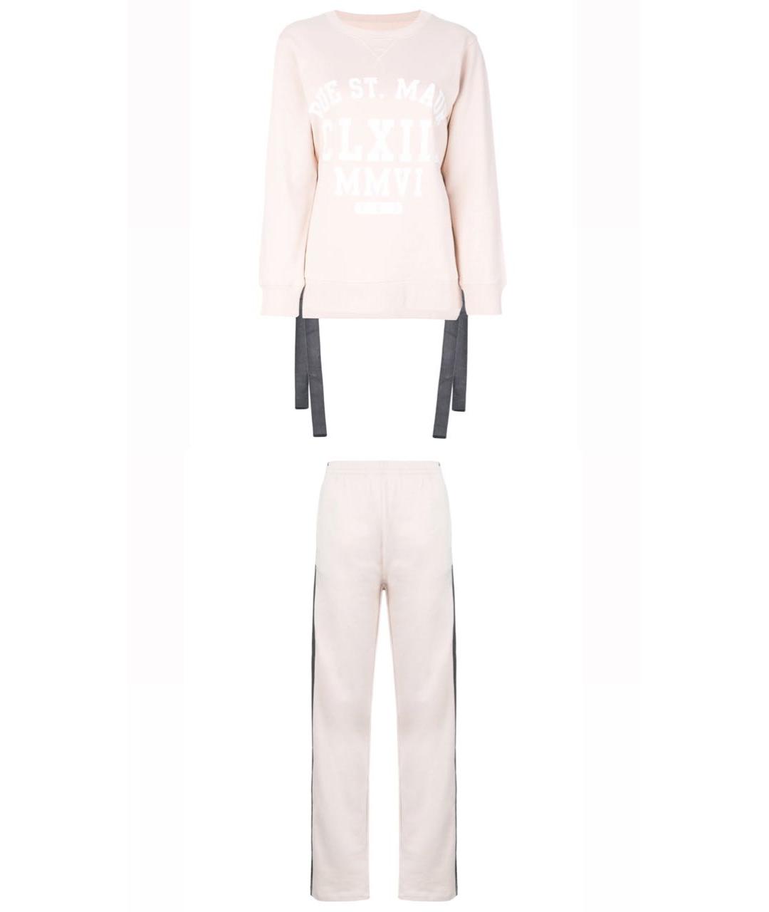 MM6 MAISON MARGIELA Розовый хлопковый спортивные костюмы, фото 9