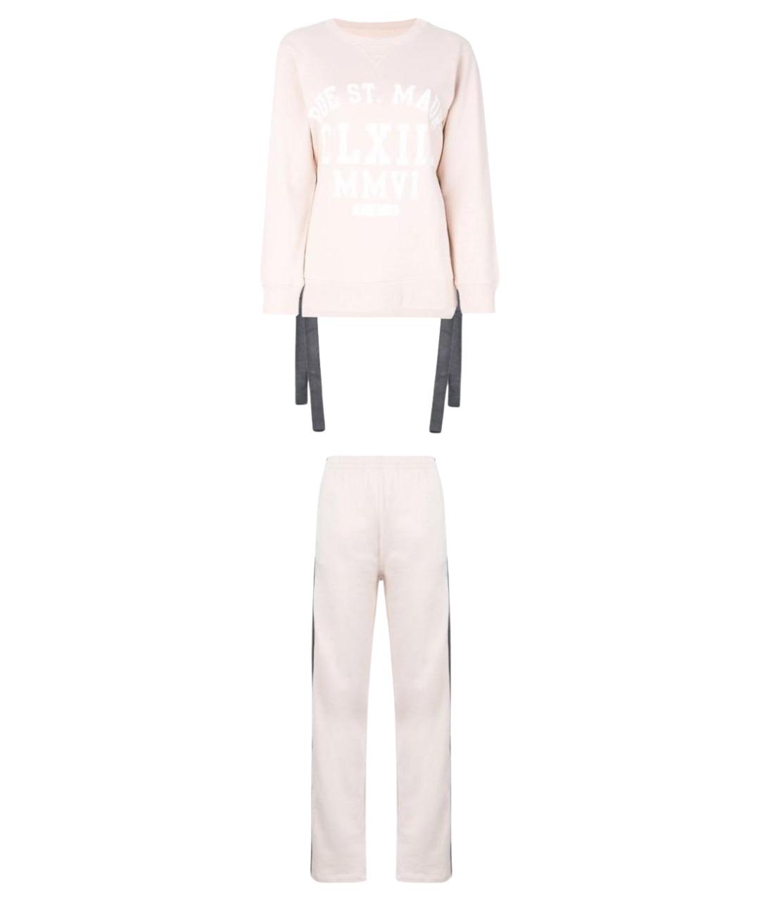 MM6 MAISON MARGIELA Розовый хлопковый спортивные костюмы, фото 1