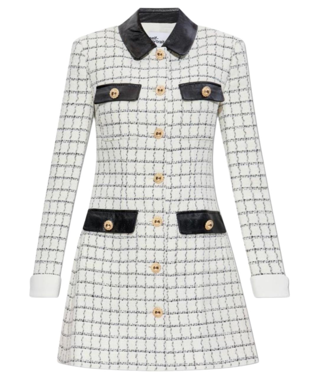 SELF-PORTRAIT Бежевое повседневное платье, фото 1