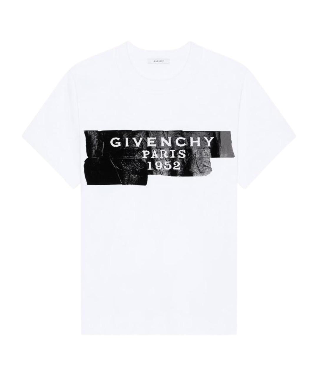 GIVENCHY Белая хлопковая футболка, фото 1