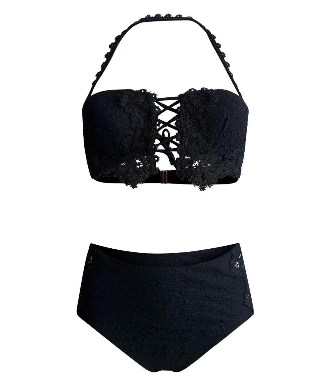 ERMANNO SCERVINO Черный полиэстеровый купальник, фото 1