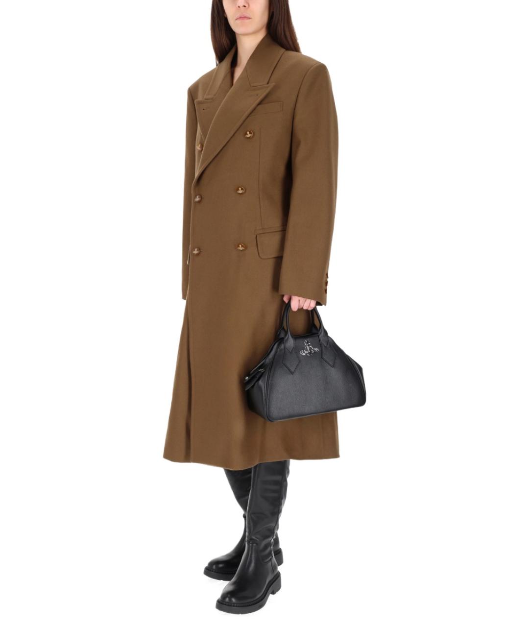 VIVIENNE WESTWOOD Бежевое шерстяное пальто, фото 2