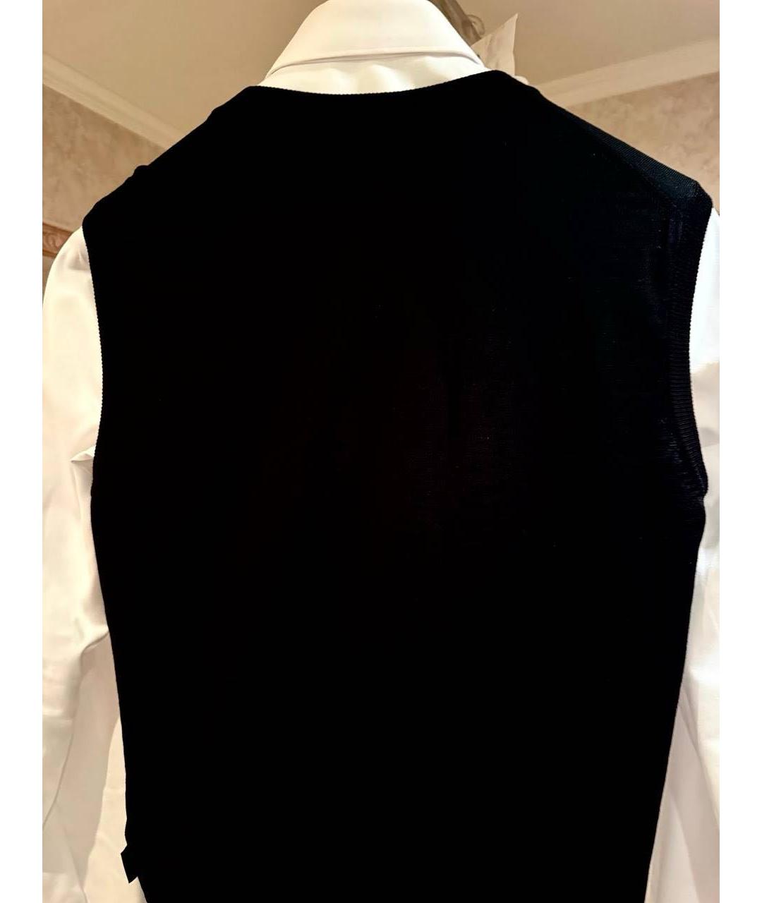HUGO BOSS Черная шерстяная жилетка, фото 3