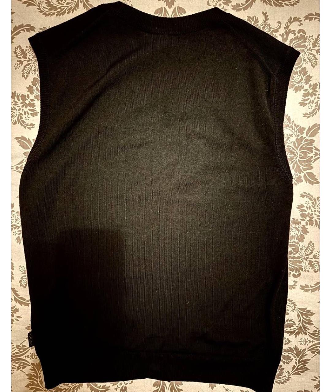 HUGO BOSS Черная шерстяная жилетка, фото 5