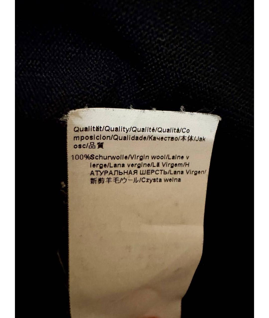 HUGO BOSS Черная шерстяная жилетка, фото 7