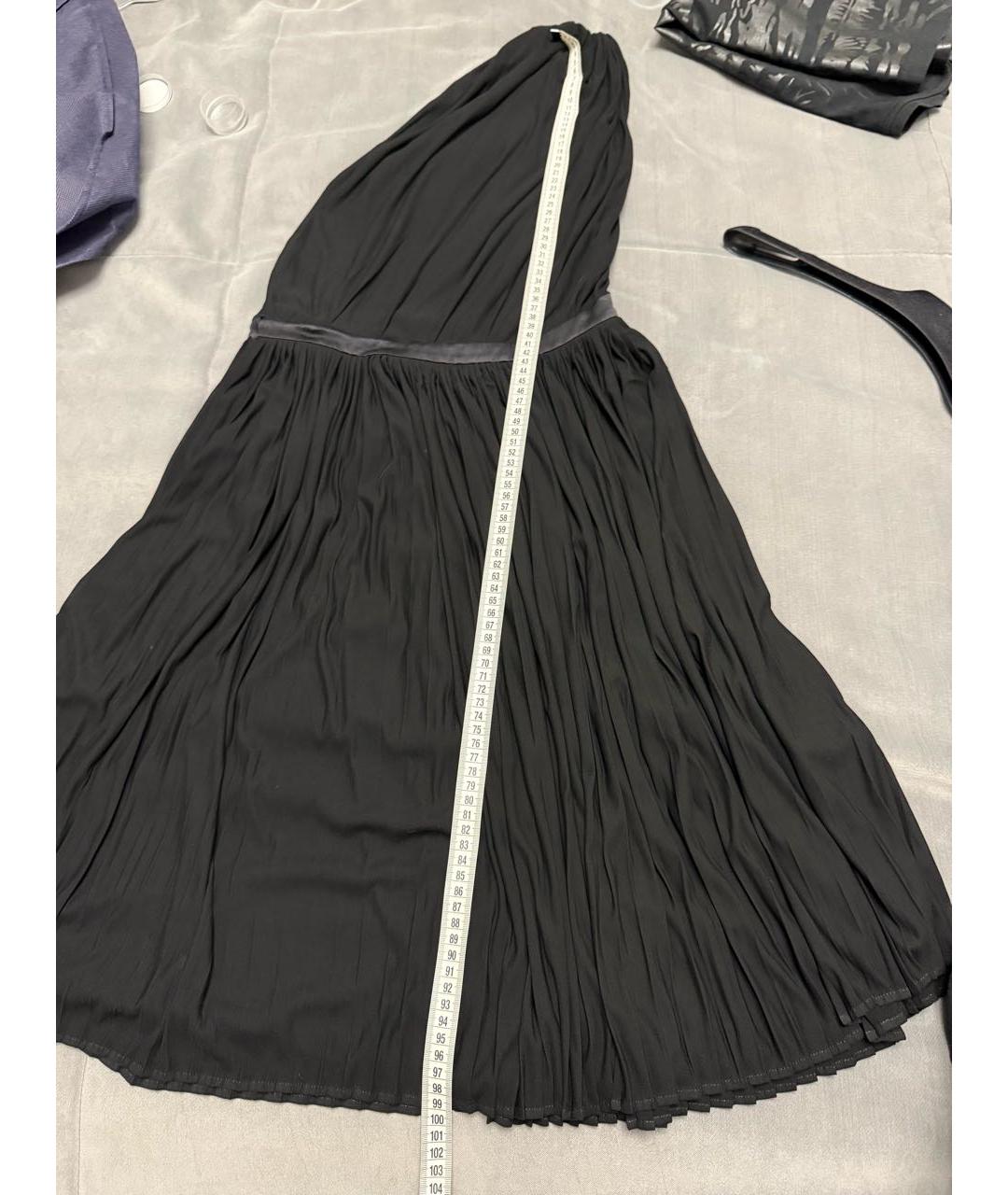 GUCCI Черное ацетатное коктейльное платье, фото 3