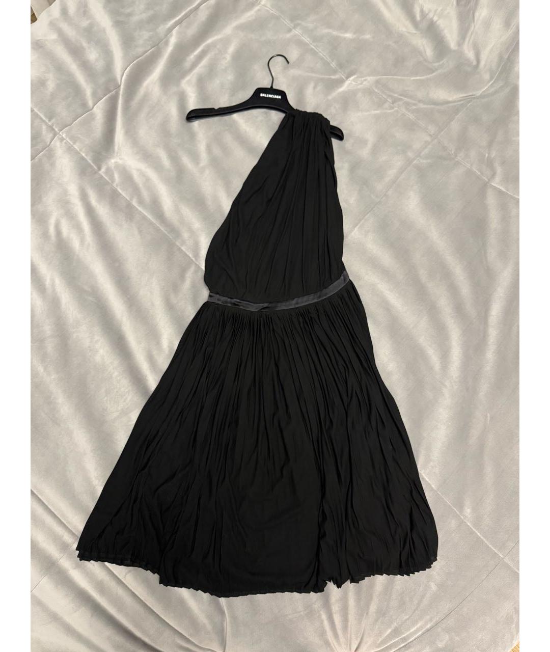 GUCCI Черное ацетатное коктейльное платье, фото 9