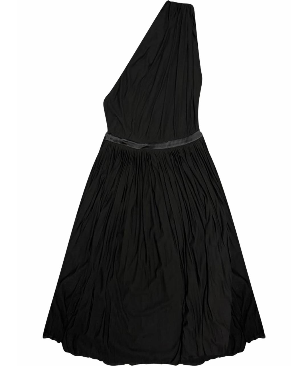 GUCCI Черное ацетатное коктейльное платье, фото 1