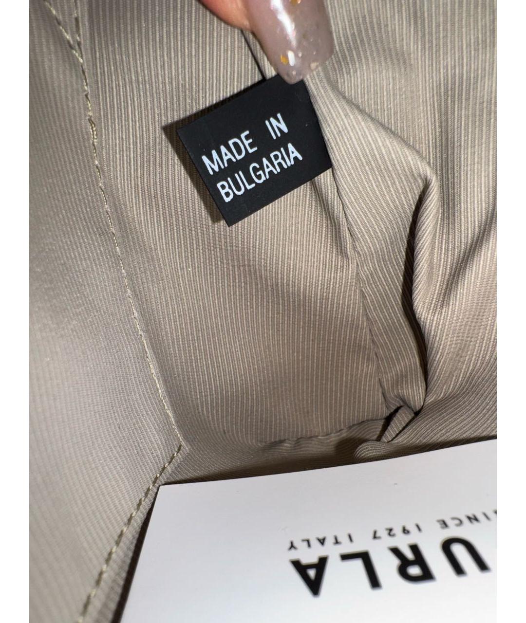 FURLA Зеленая кожаная сумка через плечо, фото 8