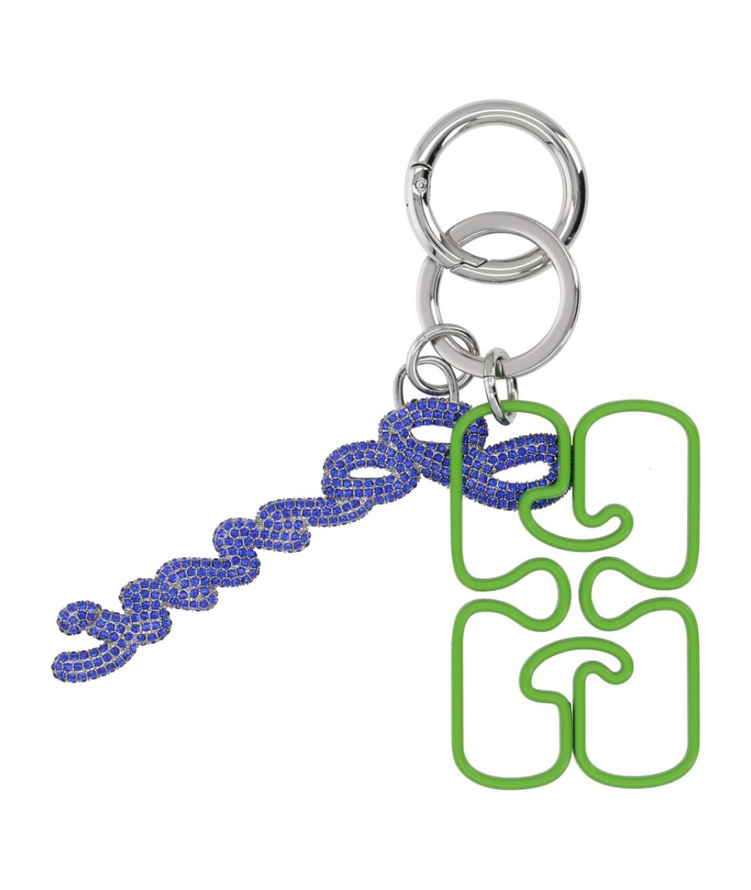 GANNI Зеленая ключница, фото 2