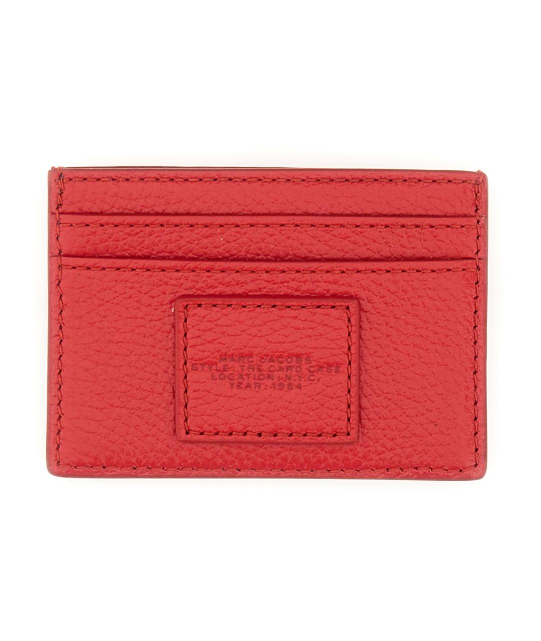 MARC JACOBS Красный кожаный кардхолдер, фото 2