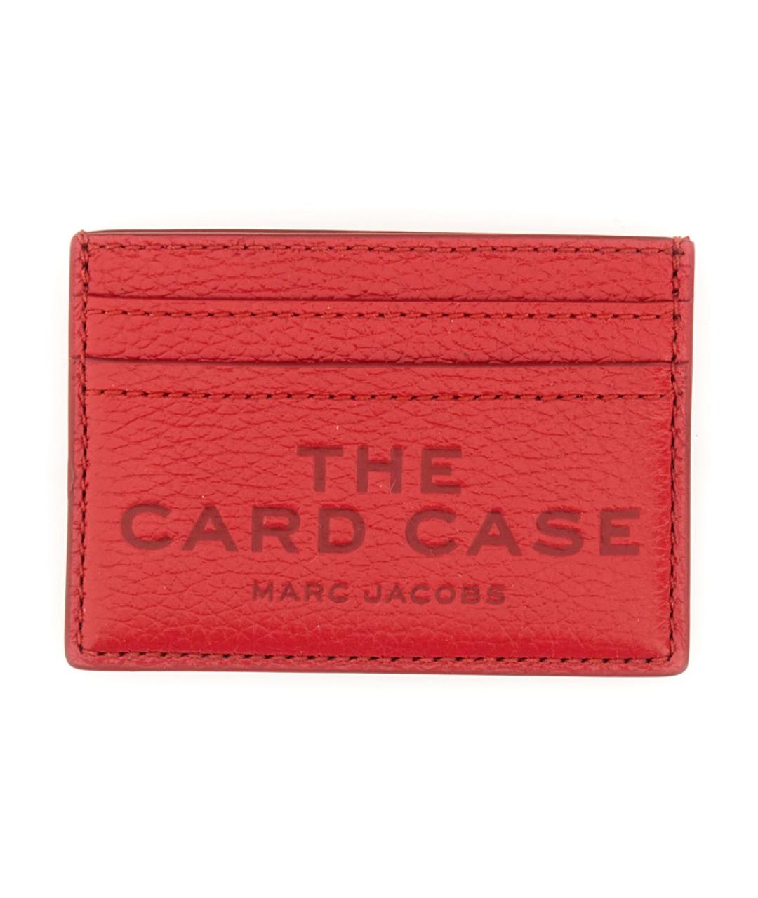 MARC JACOBS Красный кожаный кардхолдер, фото 1