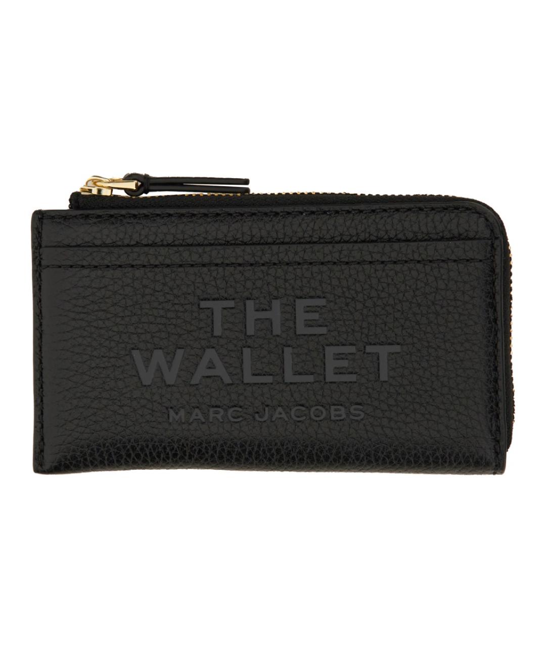 MARC JACOBS Черный кожаный кошелек, фото 1