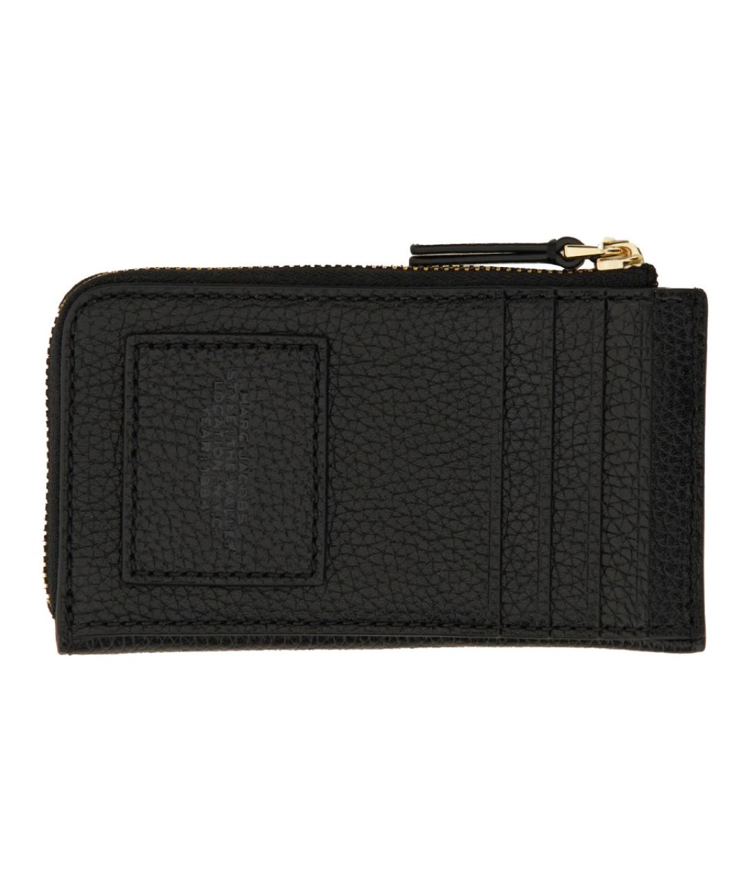 MARC JACOBS Черный кожаный кошелек, фото 2